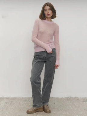 Fenra Maglia Girocollo in Mohair