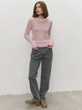 Fenra Maglia Girocollo in Mohair