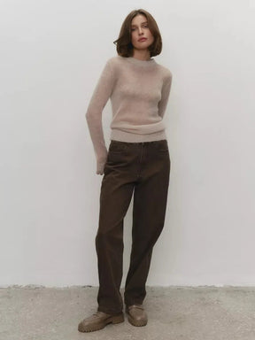 Fenra Maglia Girocollo in Mohair