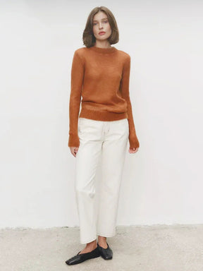 Fenra Maglia Girocollo in Mohair