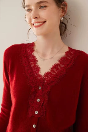 Aurora Cardigan in Pizzo