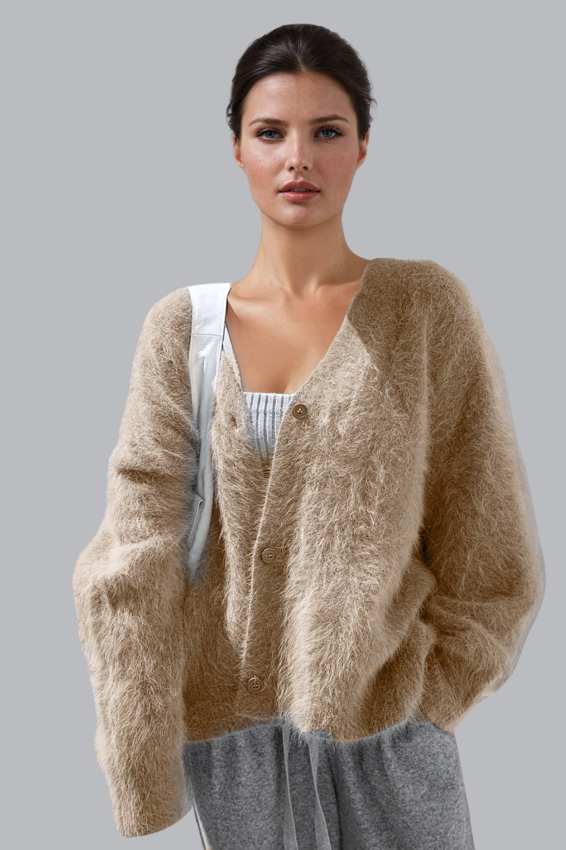 Avvolto-Cardigan Nuvola in Maglia