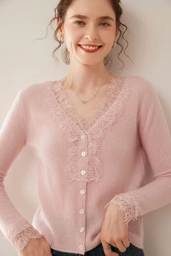 Aurora Cardigan in Pizzo