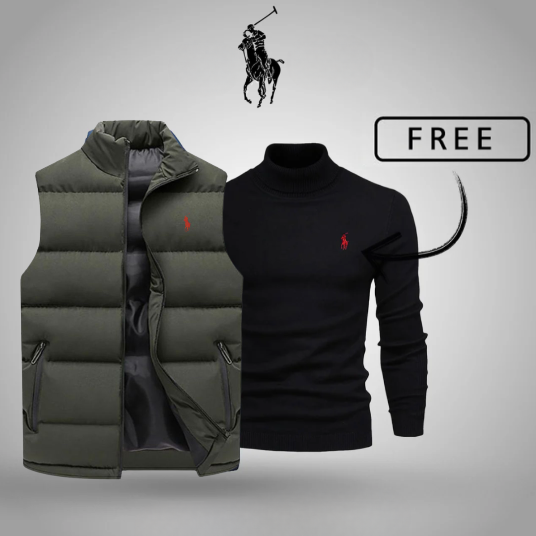 Stile e Comfort Premium – Ottieni il tuo gilet + maglione GRATIS oggi stesso