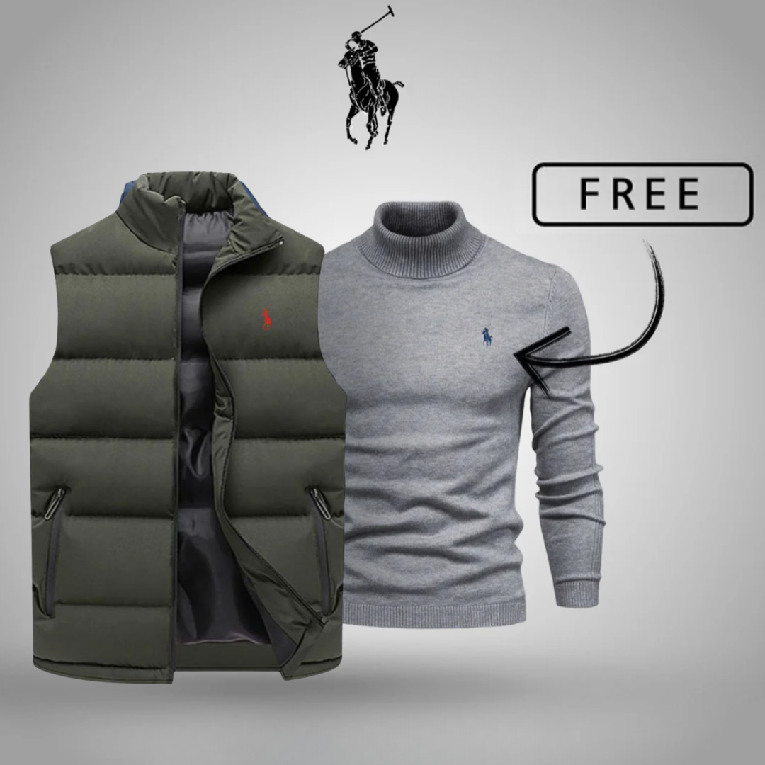 Stile e Comfort Premium – Ottieni il tuo gilet + maglione GRATIS oggi stesso