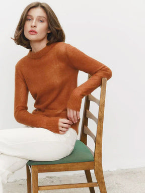 Fenra Maglia Girocollo in Mohair