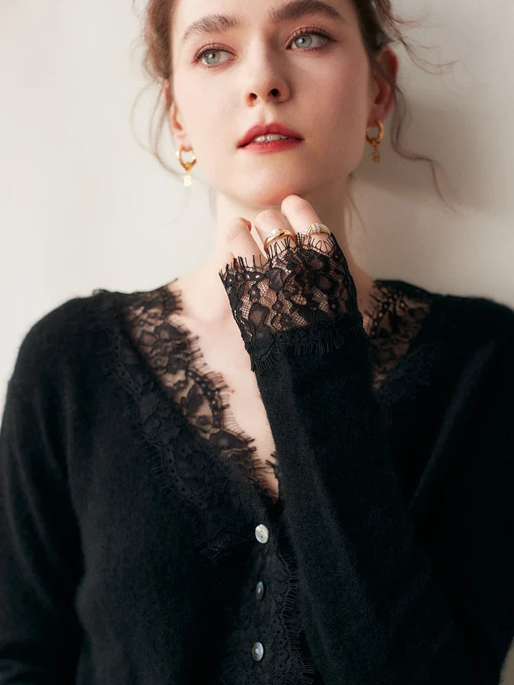 Aurora Cardigan in Pizzo