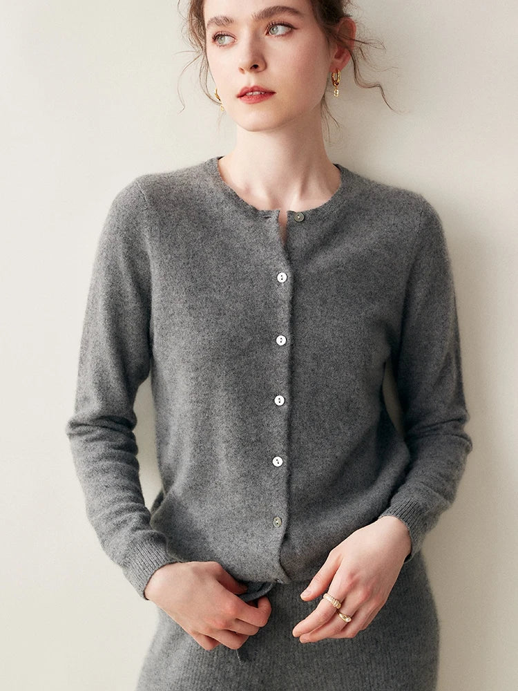 Ashford – Cardigan in Puro Cashmere